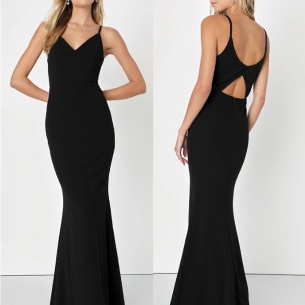 Lulu's Black Maxi Dress